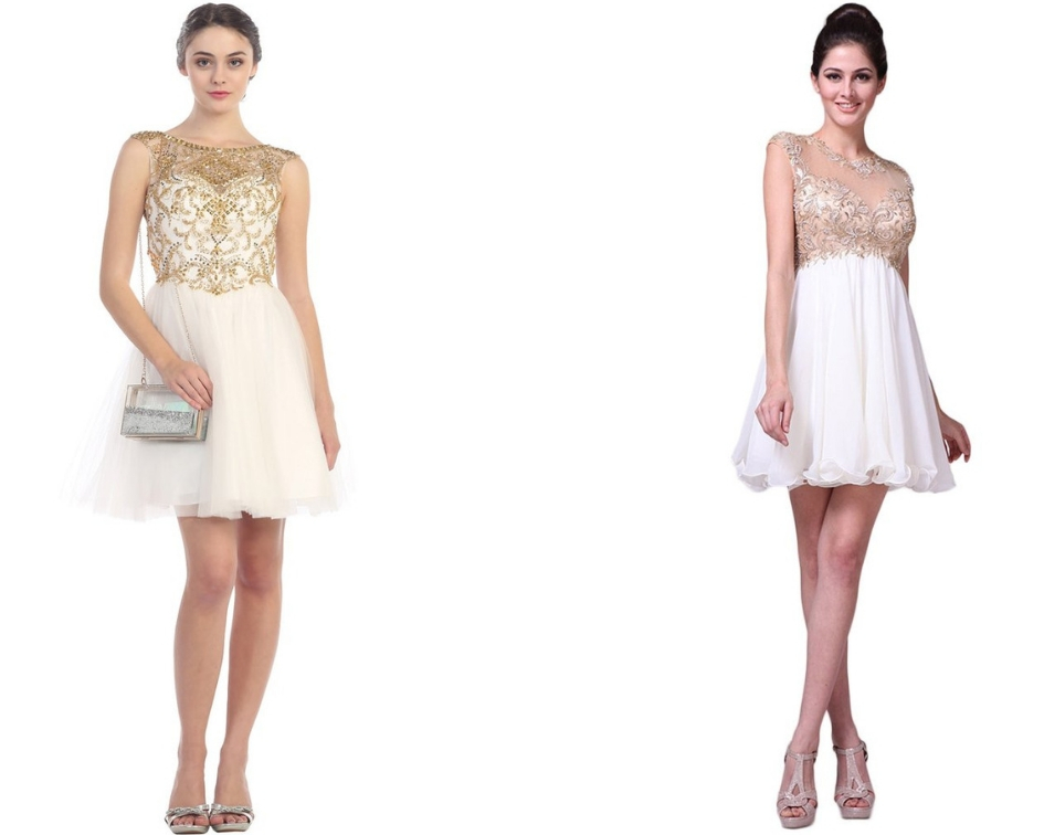 A Serene White Dress for B’day Parties