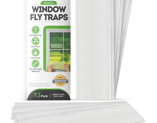 Are window fly traps safe for pets and children?
